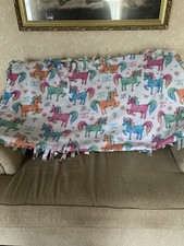 Cute Girls Unicorn Throw