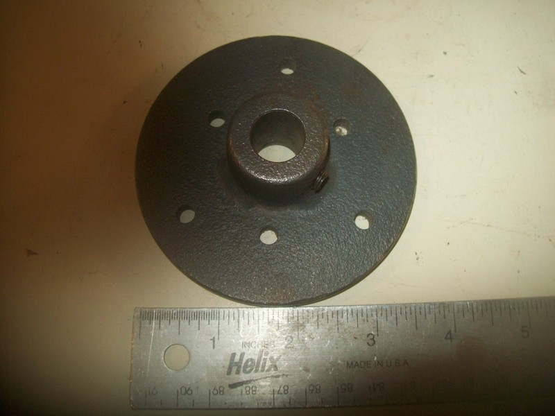 3 3/4" Face Plate 5/8" Bore From Vintage 8" Sears Dunlap  Wood Lathe #103.0603