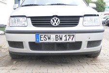 VW Polo 6N2 Stoßstange vorne Frontstoßstange Stoßfänger silber LB7Z + Grill