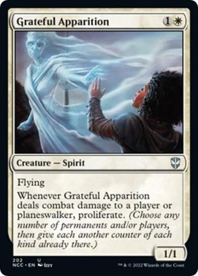 Grateful Apparition - NCC MTG - Light Play