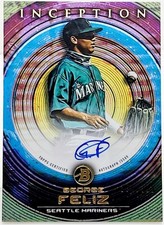 2022 Bowman Inception #PA-GF George Feliz Auto #/399 RC Rookie SEATTLE MARINERS