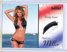 MARISA MILLER 2004 SPORTS ILLUSTRATED SI SWIMSUIT #BP 4/10 BODY PAINT CARD