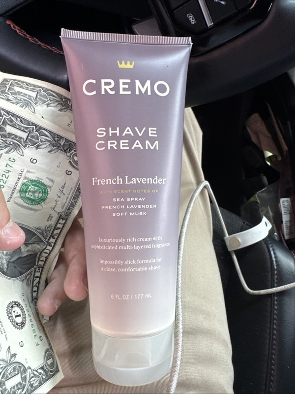Cremo Moisturizing Shave Cream 6 oz French Lavender Shaving Mens New Sealed