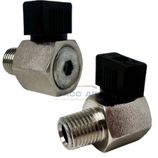 2 pack 1/4" MNPT Ball Valve Style Air Tank Drain Moisture Water Petcock
