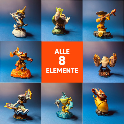   Skylanders Figuren Set   8 Figuren   Swap Force   alle Elemente Mix 2