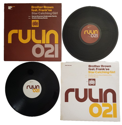 Brother Brown Feat. Frank'ee  Star Catching Girl x2 12'' Vinyl Singles Rulin 2001