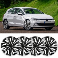 Set of 4 15" R15 Wheel Hubcaps Trim Covers R15 Rim Cover Protectors For VW Golf