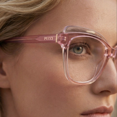 Emilio Pucci Damen Brille EP5198 074 Rose Vollrand Butterfly Gestell 54mm