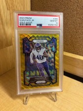 2023 Prizm Ivan Pace Jr. Gold Wave /10 PSA 10 POP 2 Vikings