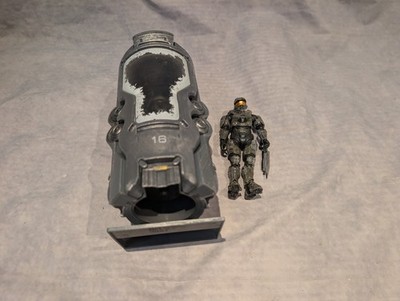 Halo 4 Master Chief Actionfigur Cryo Stasis Pod Cryotube Chamber Mcfarlane