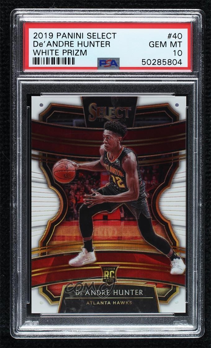 2019 Panini Select Concourse White Prizm /149 De'Andre Hunter PSA 10 GEM MT 0gt4