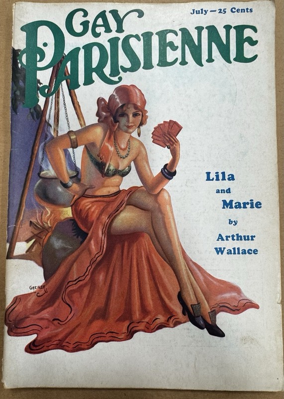 Gay Parisienne Vol 4 No 7 July 1933 Pre-Code Pin Up Pulp Magazine GGA