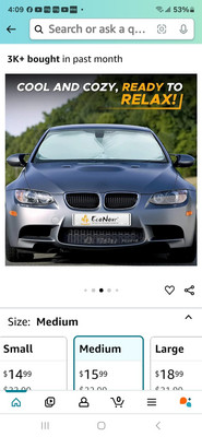 econour car windshield sun shade