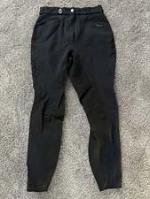 Pikeur Full Seat Women's Breeches  Black Womens Size 28 (40) Worn Once Excellent