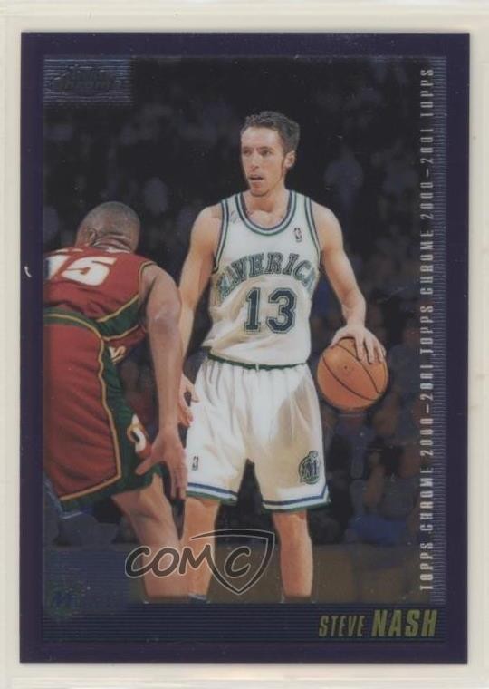 2000-01 Topps Chrome Steve Nash #137 HOF