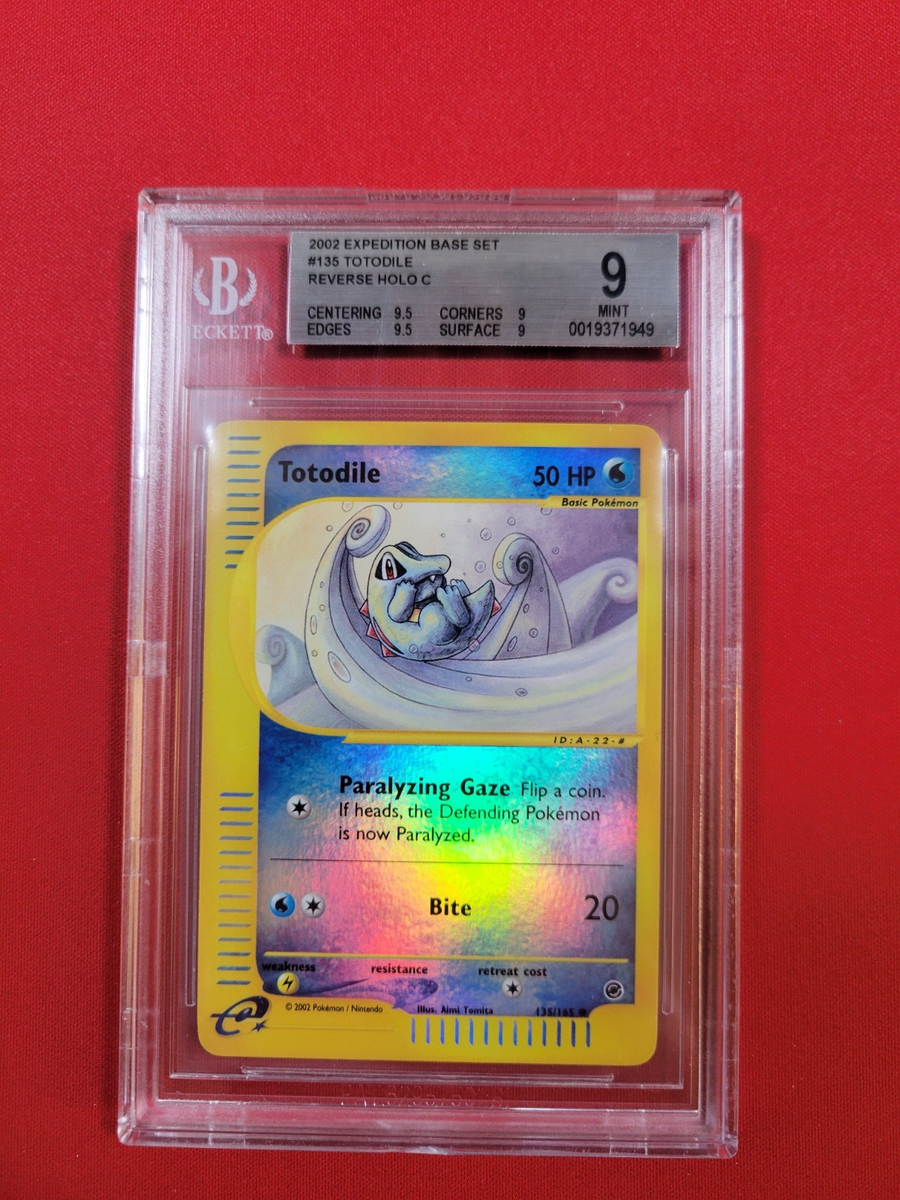 2002 Expedition Totodile 135/165 Base Set Reverse Holo C | eBay