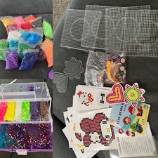 Fuse Bead Art Kit 25,000 Beads with Pegboards, Patterns DIY Craft Accessories