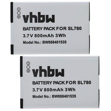 2x Battery for Siemens Gigaset SL610H Pro SL785 SL780 SL788 SL78H 800mAh 3.7V
