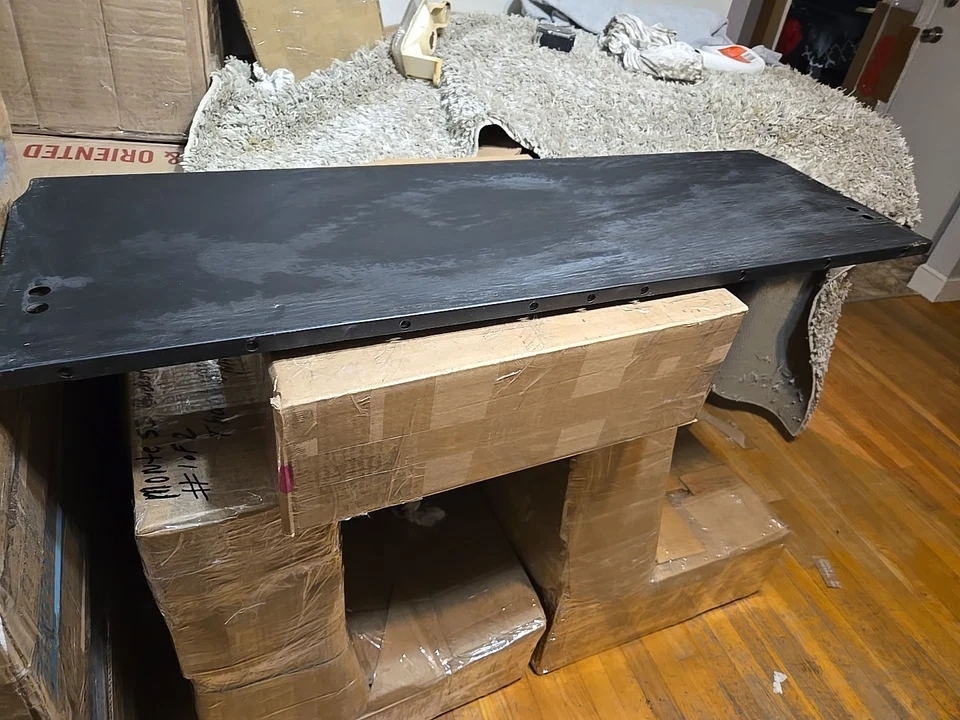 Ford Mustang Mach 1 Fastback 1965-1970 panel de respaldo de asiento trasero plegable OEM  Foto 4 de 4