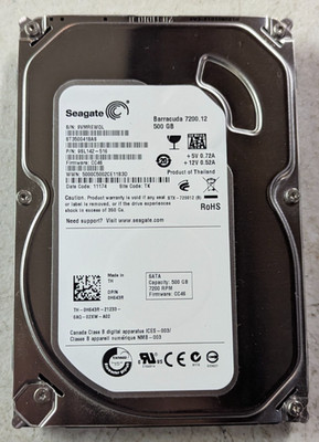 Seagate ST3500418AS 9SL142-516 Barracuda 7200.12 500GB 3.5'' SATA HDD