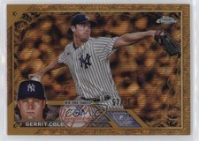 2023 Topps Gilded Collection Gold Wave Refractor 57/75 Gerrit Cole #97 0w3