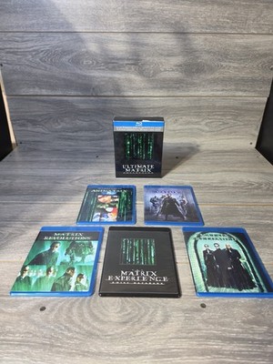 The Ultimate Matrix Collection Blu Ray 6 Disc w/Animatrix Movie Set SCIFI