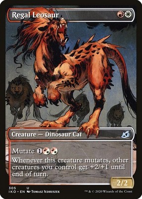 Regal Leosaur (305) Showcase Ikoria: Lair of Behemoths IKO MTG Magic