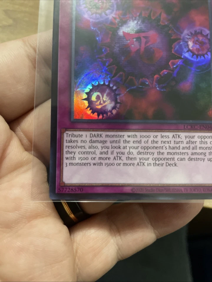 Crush Card Virus (version 2) LCKC-EN046 Unlimited Ultra Rare NM +Bonus FREESHIP! - Image 4 of 4