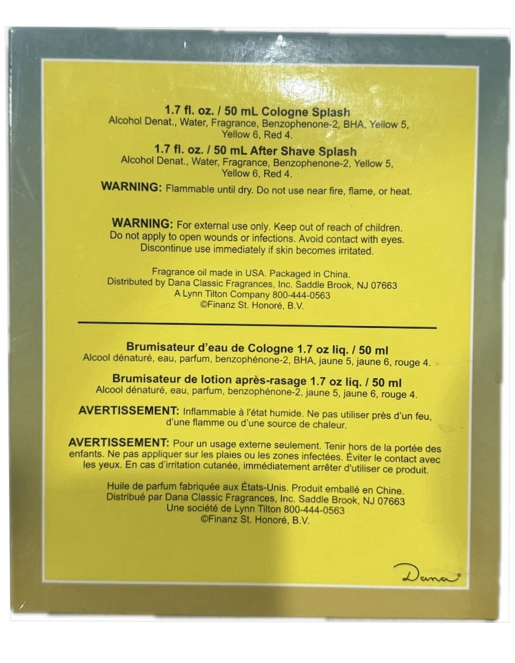 Juego de regalo California by Dana para hombre (1,7 OZ colonia salpicadura + 1,7 OZ para después del afeitado) Foto 2 de 2