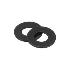 Image of 1000Pcs M3 Flat Washer, Carbon steel 3.2mm IDx7mm OD x0.5mm THK, Black