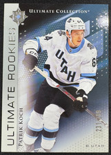2024-25 Ultimate Collection #102 Patrik Koch Ultimate Rookies /299 - Utah