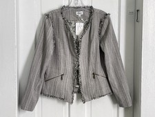 Glam Los Angeles Women’s Charlotte Fringe Jacket Size Medium New W/tags