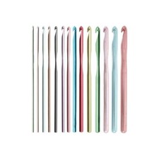 Bates Silvalume Aluminum Crochet Hooks  All Sizes