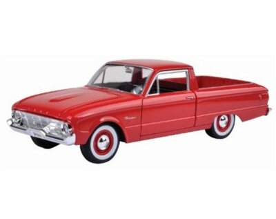 1960 Ford Ranchero Pickup Truck Red Motormax 79321 1/24 Scale Diecast Model Car