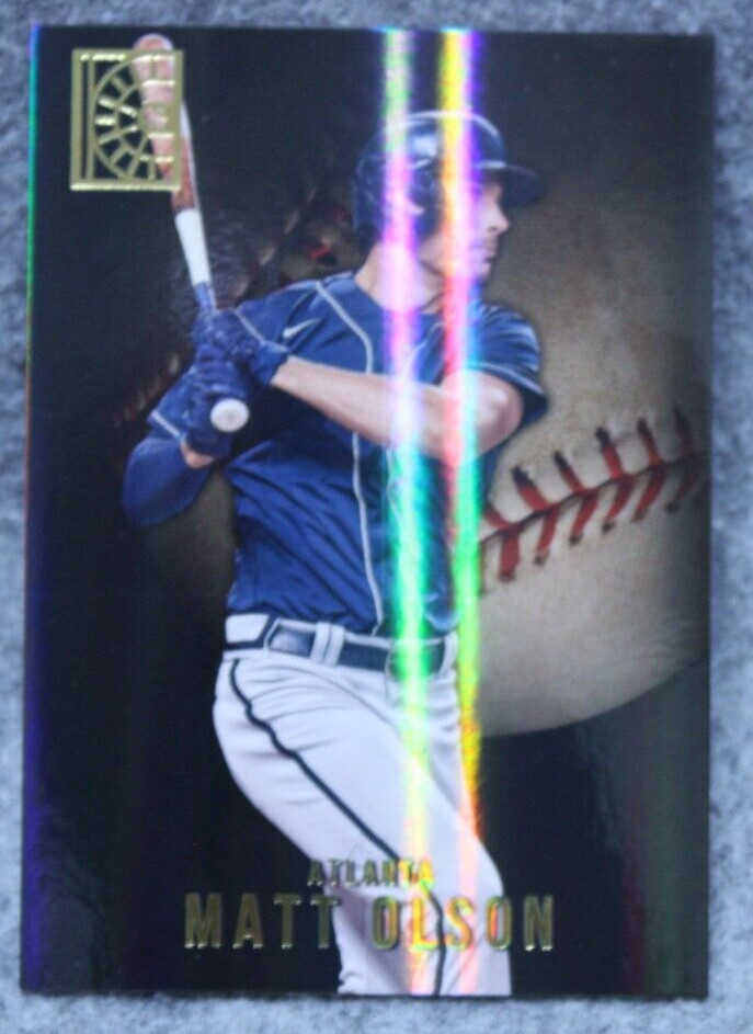 2022 Capstone Baseball Gold Parallel #52 Matt Olson - Atlanta Braves