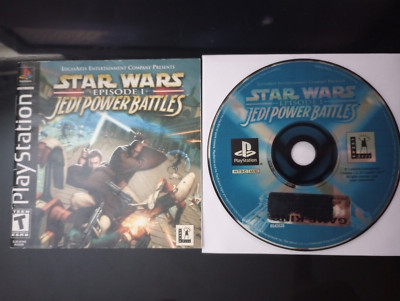 Star Wars: Episode I: Jedi Power Battles (Sony PlayStation 1, 2000) ***TESTED***