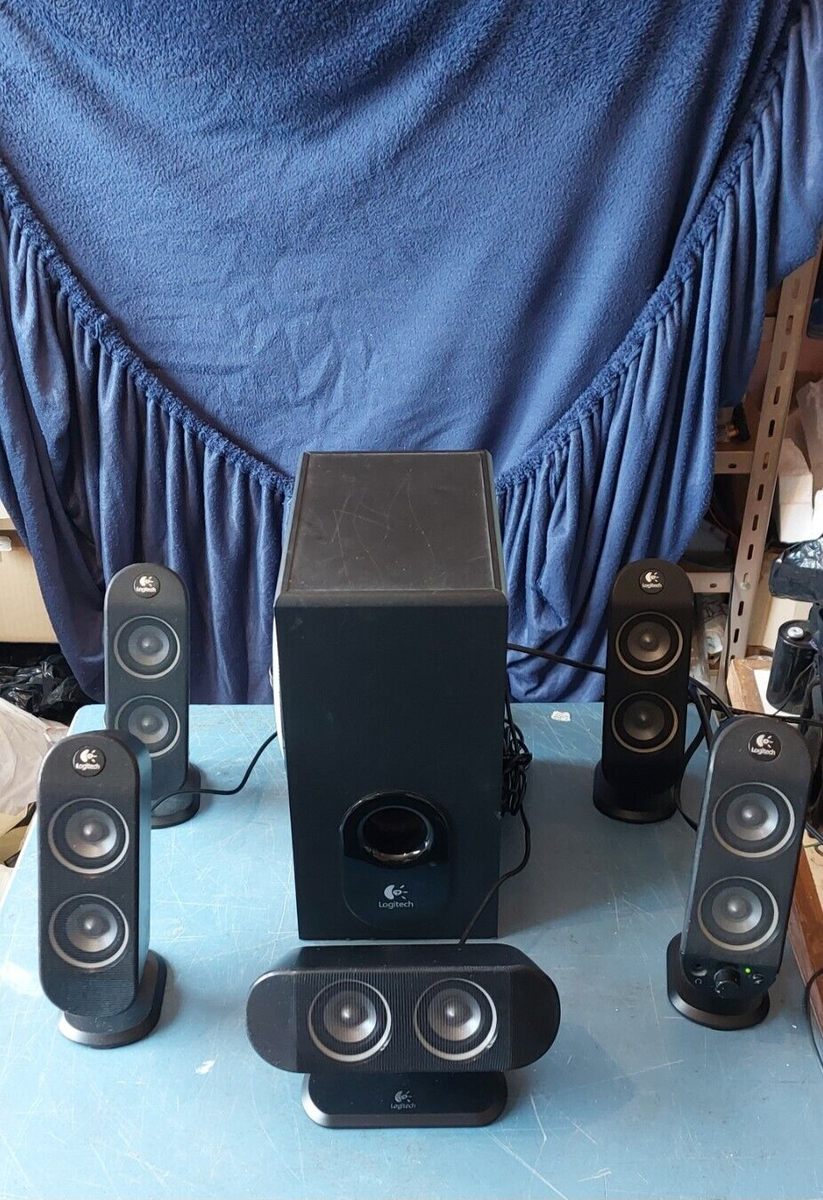 Enceintes PC Logitech X-530 5.1 - Système Surround Pour Jeux - Occasion