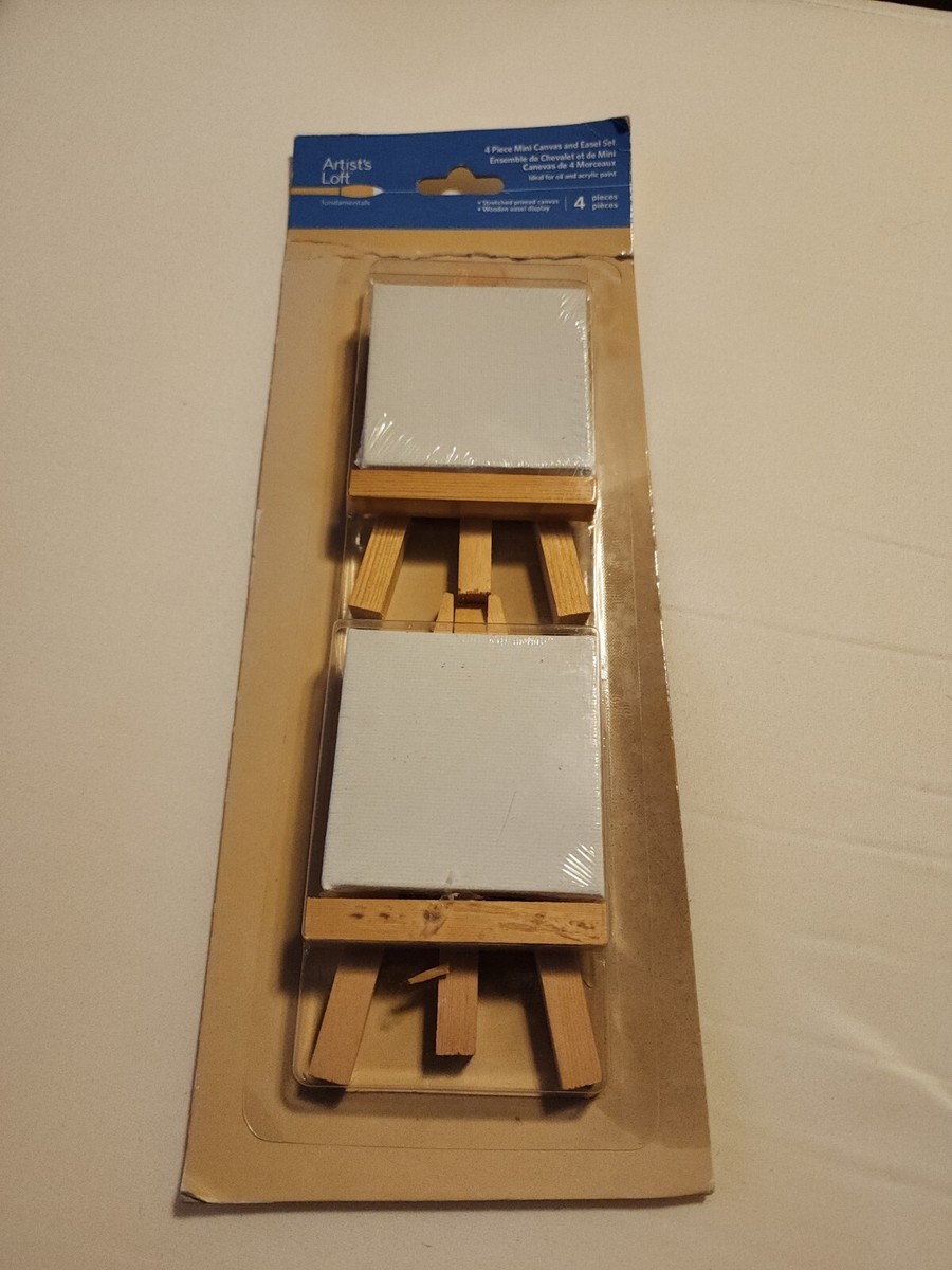 Mini Canvases And Easel Set Mini Art Mini Canvas Easel Set With Stand