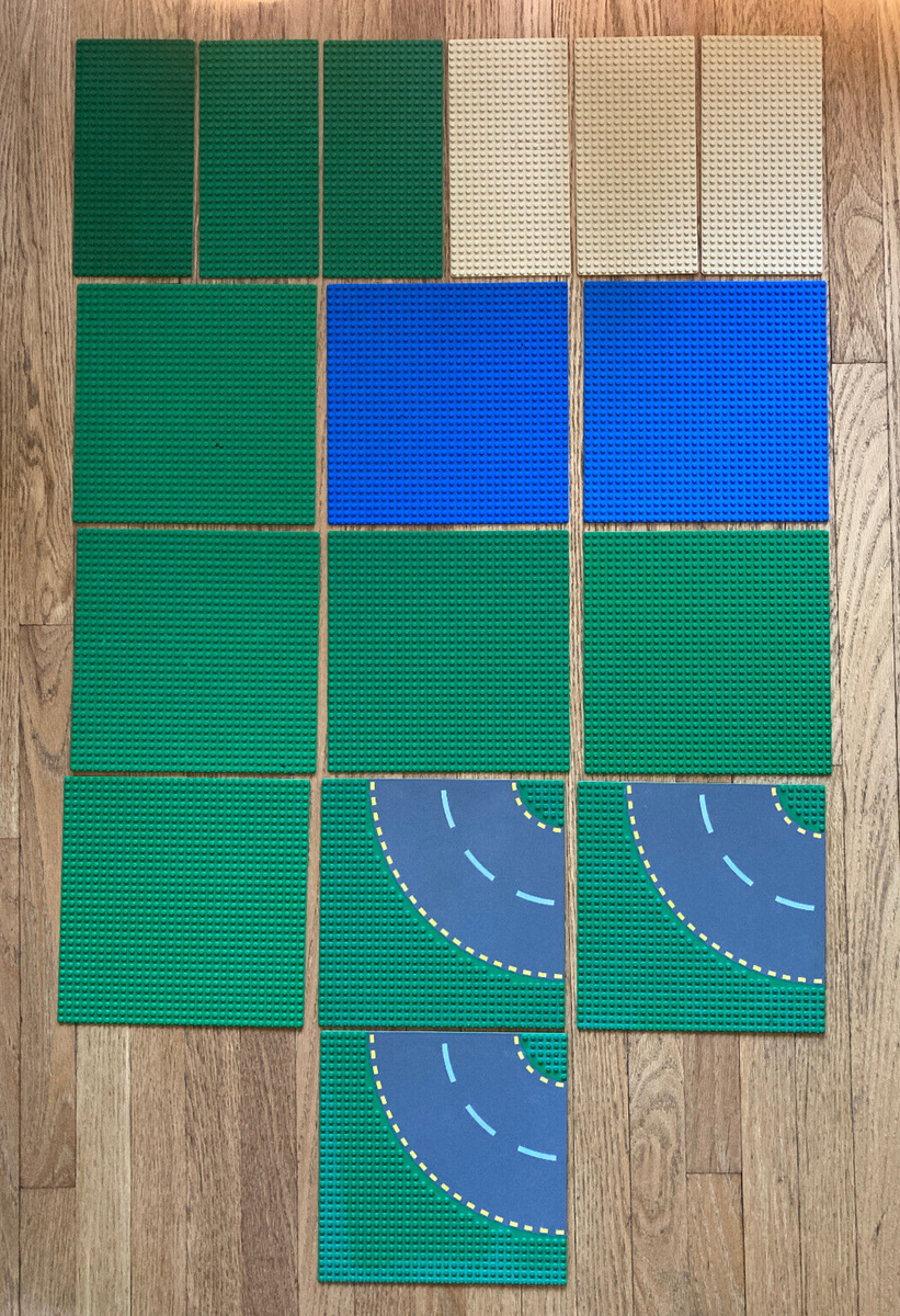 Lego Base Plate 16 Lot 10 10x10