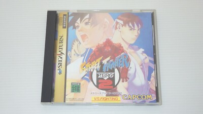 Sega Saturn Games '' Street Fighter Zero 2 '' TESTED /S0581
