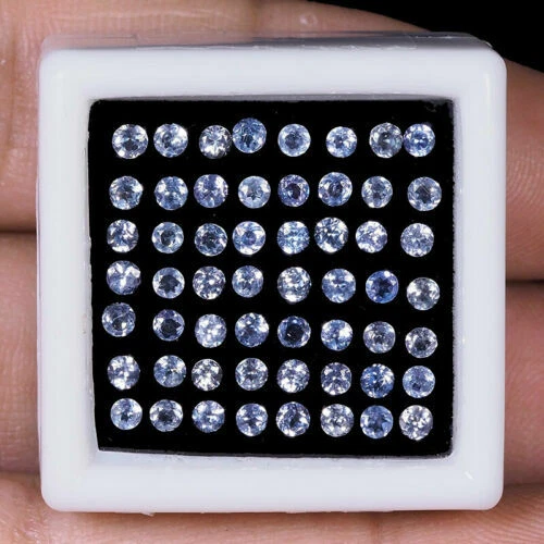 Runde transparente Lose Tansanit