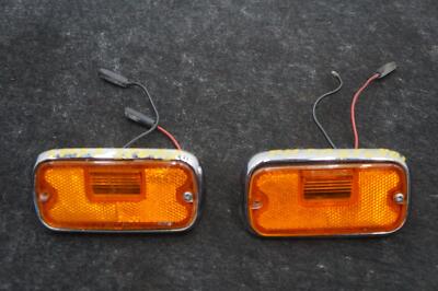 Set 2 Front Left Right Side Marker Light Lamp OEM Rolls Royce Silver Shadow 1973