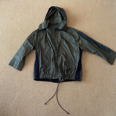 J. Crew Olive Green Rain Jacket, Size XS Gently Used