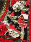 Quilt top: Handmade Christmas Quilt Top- Christmas Cardinals  47"x66" — photo 5