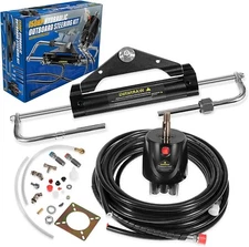Boat Hydraulic Steering System Kit Marine Outboard Steering 150HP Outboard