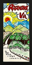 1970s Roanoke Virginia Blue Ridge Country All Seasons Vintage Travel Brochure VA