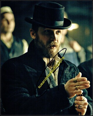 Tom Hardy Peaky Blinders Alfie Solomons Autograph Signed UACC RD 96  UK