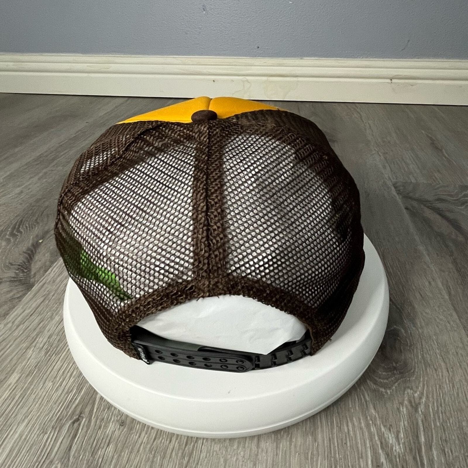 Hurley Warner Brown Snapback Adjustable Mesh Truc… - image 4