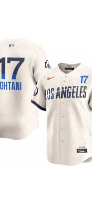 NWT Shohei Ohtani #17 Dodgers Nike Vapor City Connect Jersey Youth XL 18-20 