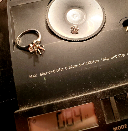 Original EARTH MINED DIAMOND Deco Platinum Engagement Ring Matching Band Set 5 - Picture 3 of 17